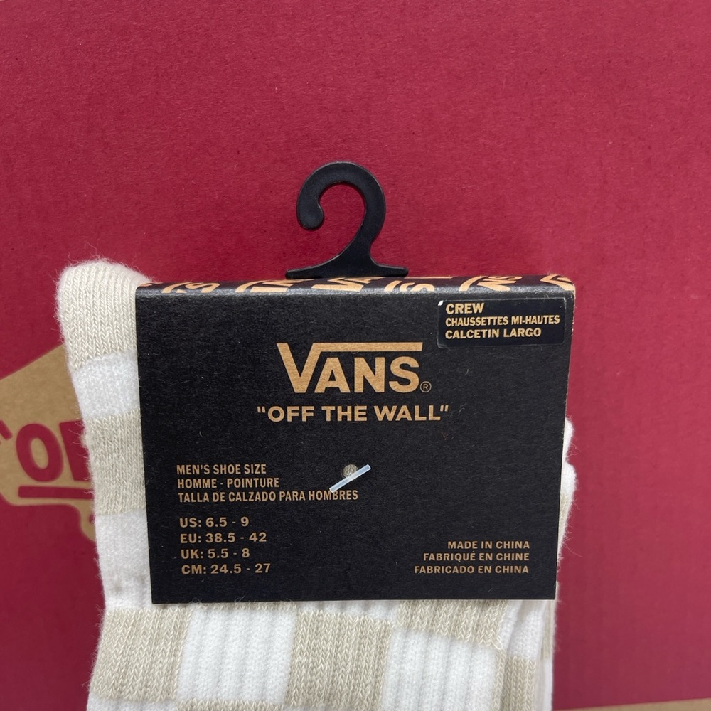 Vans Checkerboard Crew Socks (1 pair) - Picture 5 of 16